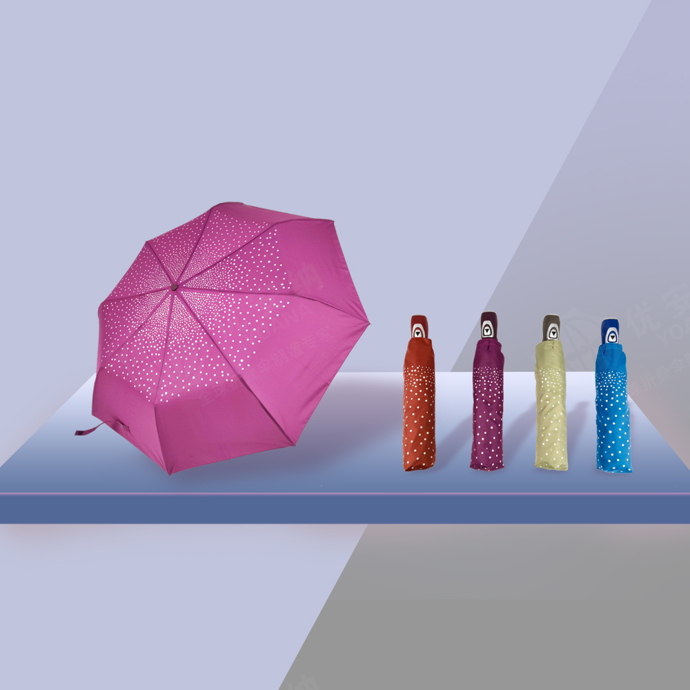 個性小波點(diǎn)晴雨傘